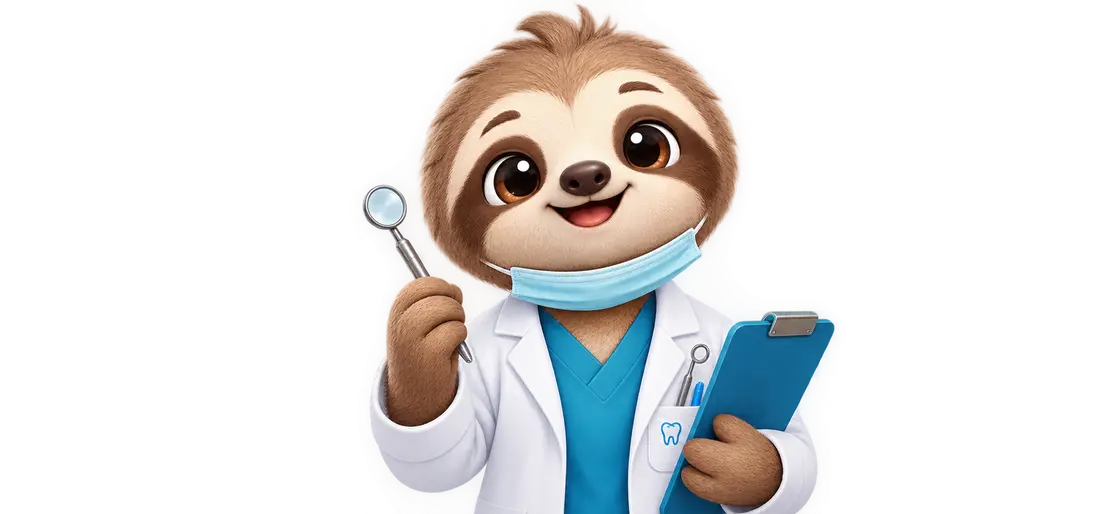 A calm dental clinic front desk running on Book A Sloth
